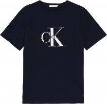 Calvin Klein Jeans Tričko \'MONOGRAM\' tmavě modrá