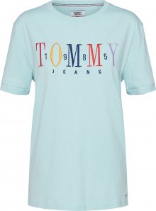 Tommy Jeans Tričko světlemodrá / mix barev