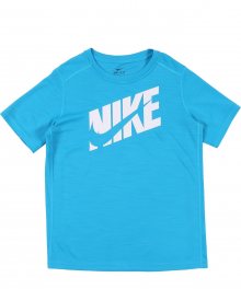 NIKE Funkční tričko nebeská modř / bílá
