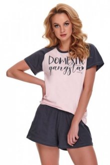 Dn-nightwear PM.9945 Dámské pyžamo M pink