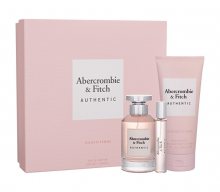 Abercrombie & Fitch Authentic Woman - EDP 100 ml + sprchový gel 200 ml + EDP 15 ml
