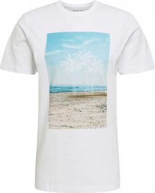 SELECTED HOMME Tričko \'SUNSET\' bílá / mix barev