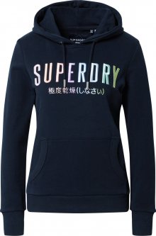 Superdry Mikina \'RAINBOW ENTRY\' námořnická modř
