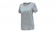 Converse Twisted Varsity Pattern Classic T-Shirt šedé 10018431-A01