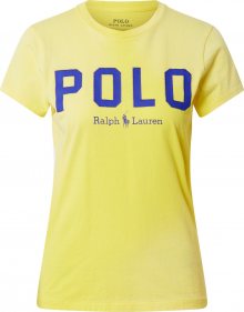 POLO RALPH LAUREN Tričko žlutá / tmavě modrá