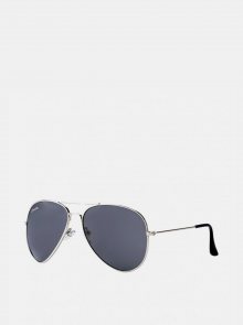 Pánské sluneční brýle ve stříbrné barvě Meatfly