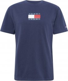 Tommy Jeans Tričko bílá / námořnická modř / červená
