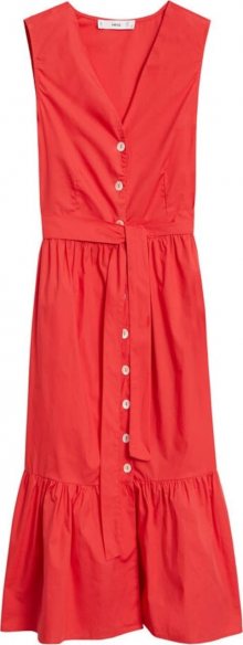 MANGO Letní šaty červená
