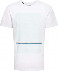 SELECTED HOMME Tričko \'WINDSOR\' mátová / bílá