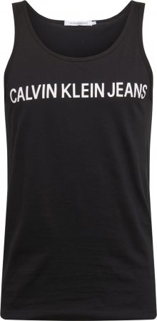 Calvin Klein Jeans Tričko \'INSTITUTIONAL\' černá