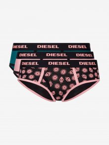 Kalhotky 3 ks Diesel Růžová