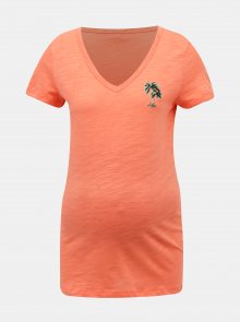 Oranžové těhotenské tričko Mama.licious Joana