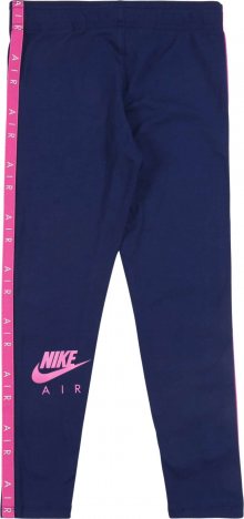 Nike Sportswear Legíny tmavě modrá / pink