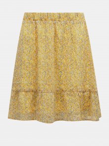 Žlutá vzorovaná sukně AWARE by VERO MODA Lucia