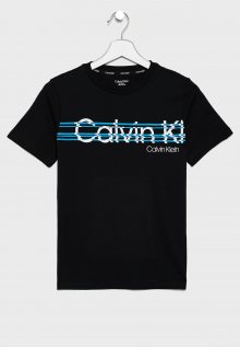 Calvin Klein černé chlapecké tričko - 8-10