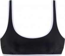 VENICE BEACH Horní díl plavek černá / bílá