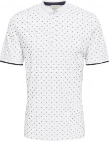 SELECTED HOMME Tričko \'TOM\' bílá / marine modrá