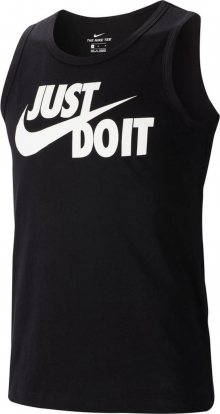 Nike Sportswear Tričko \'JDI\' černá / bílá
