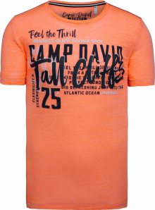 CAMP DAVID Tričko oranžová