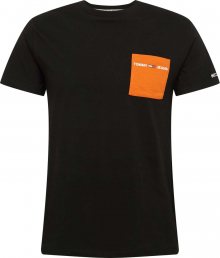 Tommy Jeans Tričko oranžová / černá