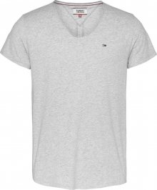 Tommy Jeans Tričko šedý melír