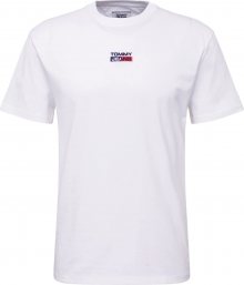 Tommy Jeans Tričko bílá / modrá / červená