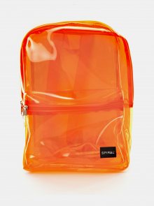 Oranžový transparentní batoh Spiral