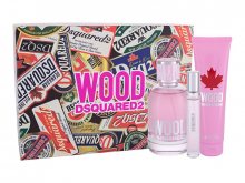 Dsquared² Wood For Her - EDT 100 ml + sprchový gel 150 ml + EDT 10 ml