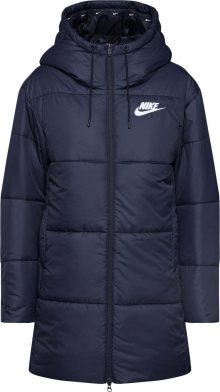 Nike Sportswear Zimní kabát bílá / černá