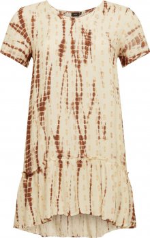 Zizzi Tunika \'Camil\' světle hnědá / béžová