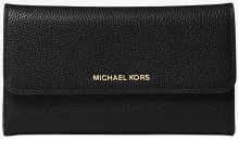 Michael Kors Dámská kožená peněženka Jet Set 32H6GM9F3L1 Black