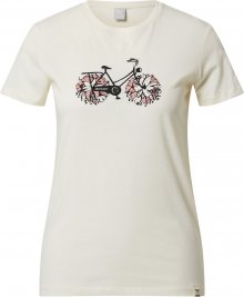 Iriedaily Tričko \'Flower Bike\' béžová