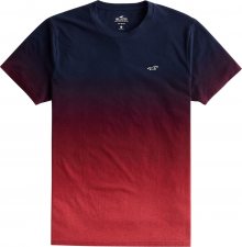 HOLLISTER Tričko burgundská červeň