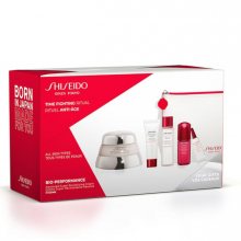 Shiseido Bio-Performance pleťový krém 50 ml + čisticí pěna 15 ml + pleťová voda 30 ml + pleťové sérum 5 ml + oční krém 3 ml + kosmetická taštička dárková sada