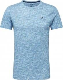 HOLLISTER Tričko \'HATCHY\' světlemodrá / bílá