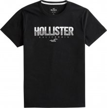 HOLLISTER Tričko perlově bílá / černá