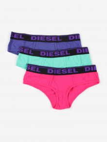 Kalhotky Diesel Ufpn - Oxy - Threepack Uw Panties 3 Pack Zelená