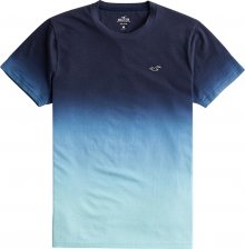 HOLLISTER Tričko tmavě modrá / světlemodrá