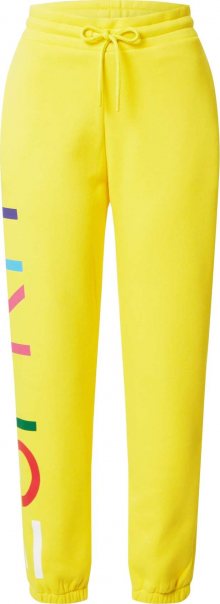 ESPRIT Kalhoty žlutá / mix barev