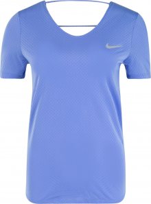 NIKE Funkční tričko safírová / světle šedá