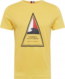TOMMY HILFIGER Tričko \'Cool Triangle\' žlutá / modrá / bílá / červená