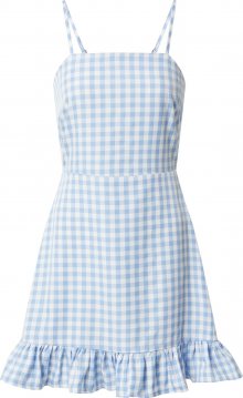 Missguided Letní šaty \'Cami\' modrá / bílá