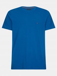 Tommy Hilfiger modré pánské basic tričko - S