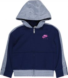 Nike Sportswear Mikina s kapucí tmavě modrá / světlemodrá / pink