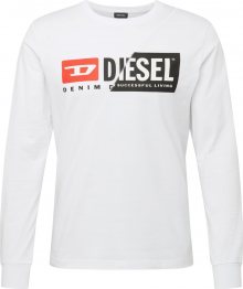 DIESEL Tričko \'T-Diego\' bílá / černá / červená