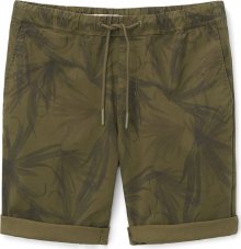Marc O\'Polo DENIM Chino kalhoty trávově zelená / olivová