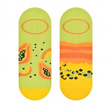 Pánské asymetrické ponožky 009 zelená/ananasy 39/42