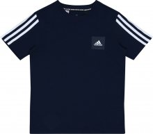 ADIDAS PERFORMANCE Funkční tričko marine modrá / bílá