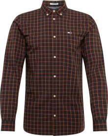 Tommy Jeans Košile \'Essential Poplin Check\' červená / černá / oranžová