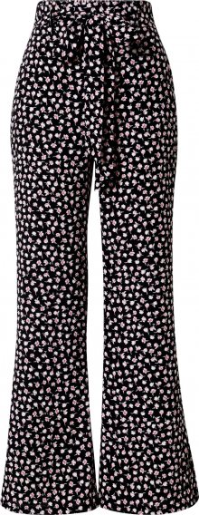 Tally Weijl Kalhoty se sklady v pase béžová / růžová / černá / pitaya